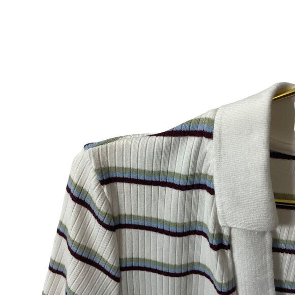 FREE PEOPLE Donna Striped Tee Size Small - Picture 6 of 9